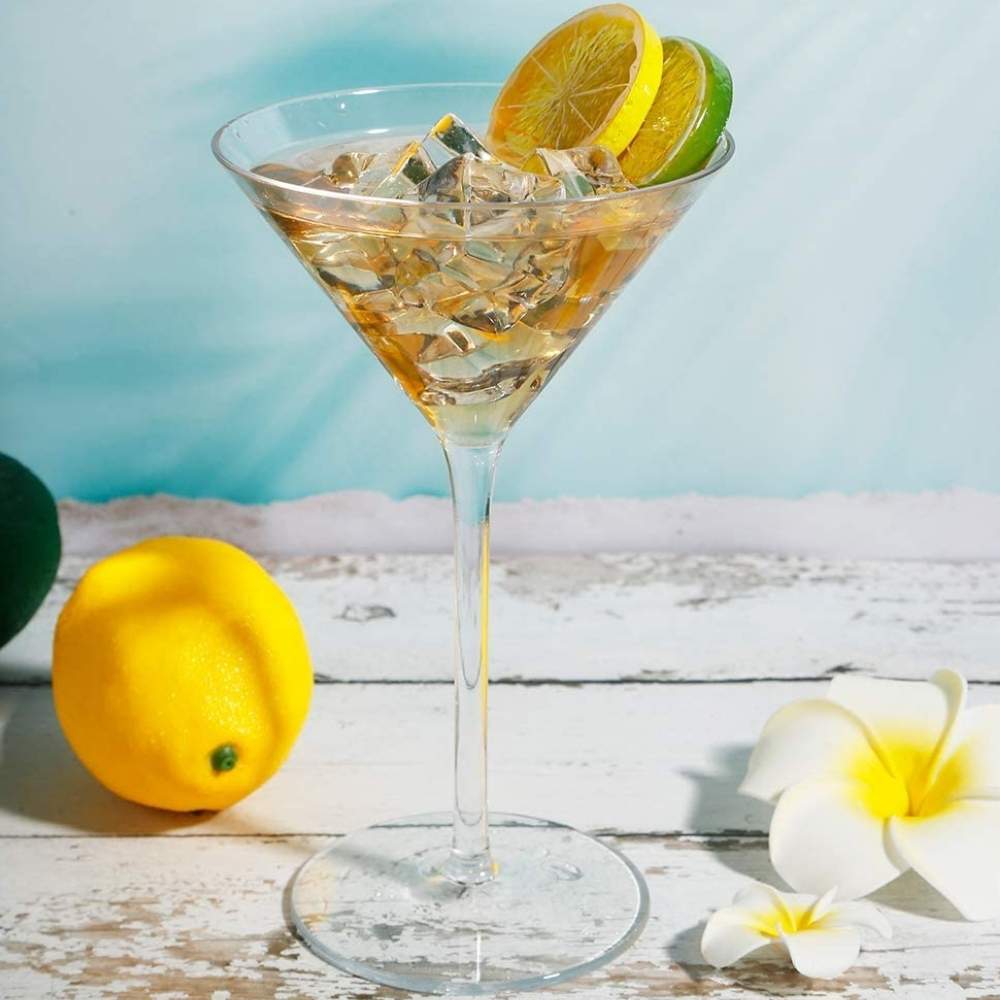 Plastic Martini Glasses