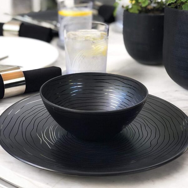 buy reusable plastic dinnerware set online
